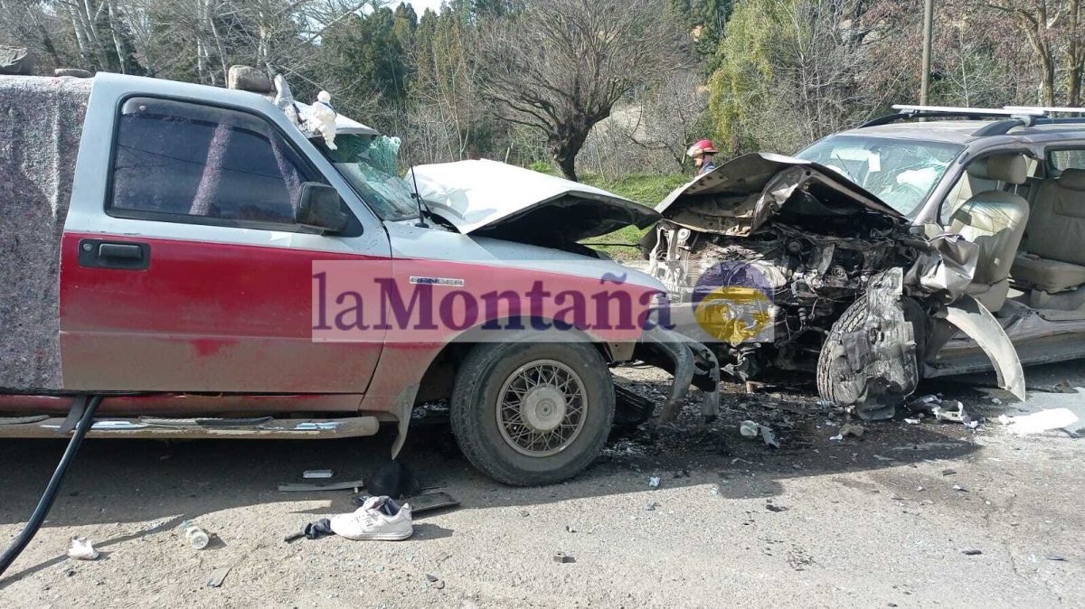 Murió un hombre en un choque frontal