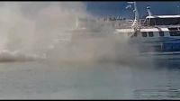 Un catamarán dejó a los pasajeros en Isla Victoria