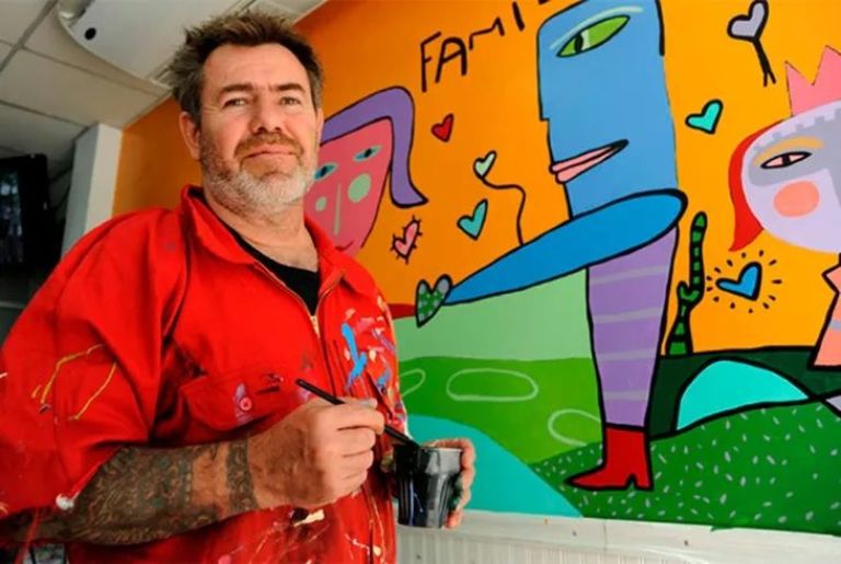 Milo Lockett intervendrá artísticamente una plaza de San Martín