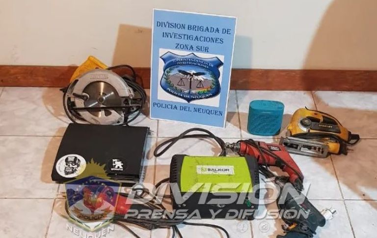 Allanamiento permite recuperar bienes presuntamente robados