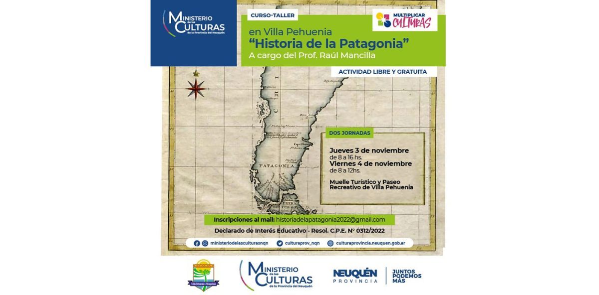 Lanzaron el curso Historia de la Patagonia