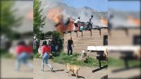 VIDEO: Se incendió una casa en Chacra 28