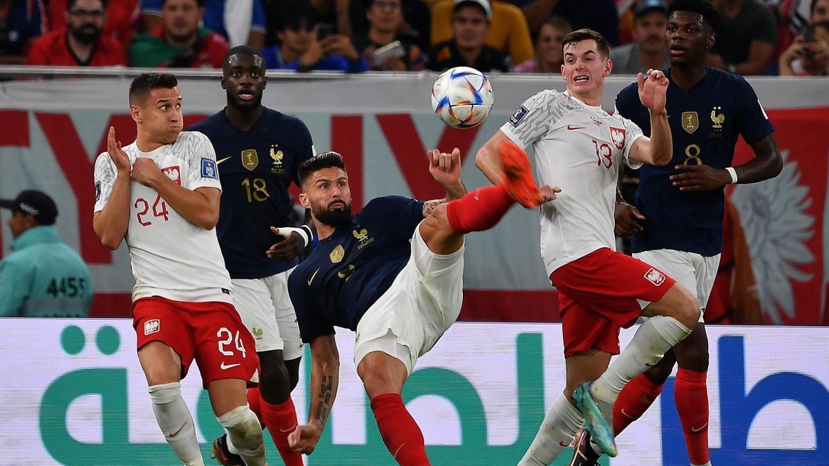 Francia superó a Polonia y pasó a cuartos de final