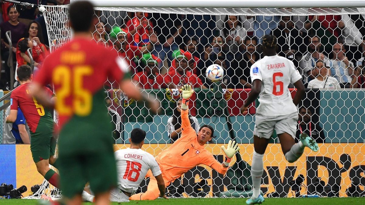 Portugal goleó a Suiza con Cristiano Ronaldo en el banco