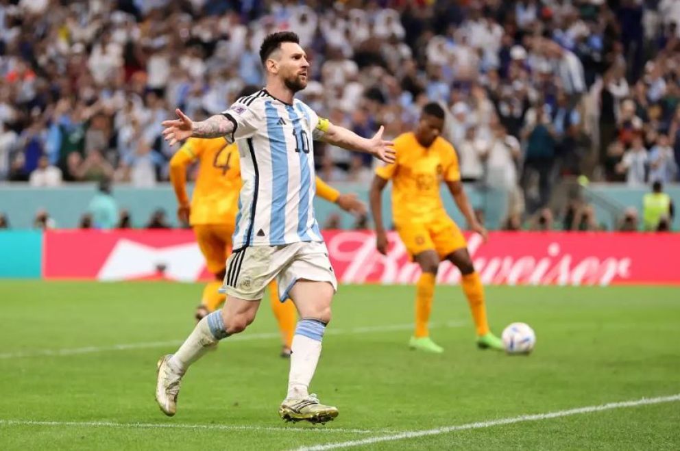 Messi igualó a Bati y es el máximo anotador en mundiales