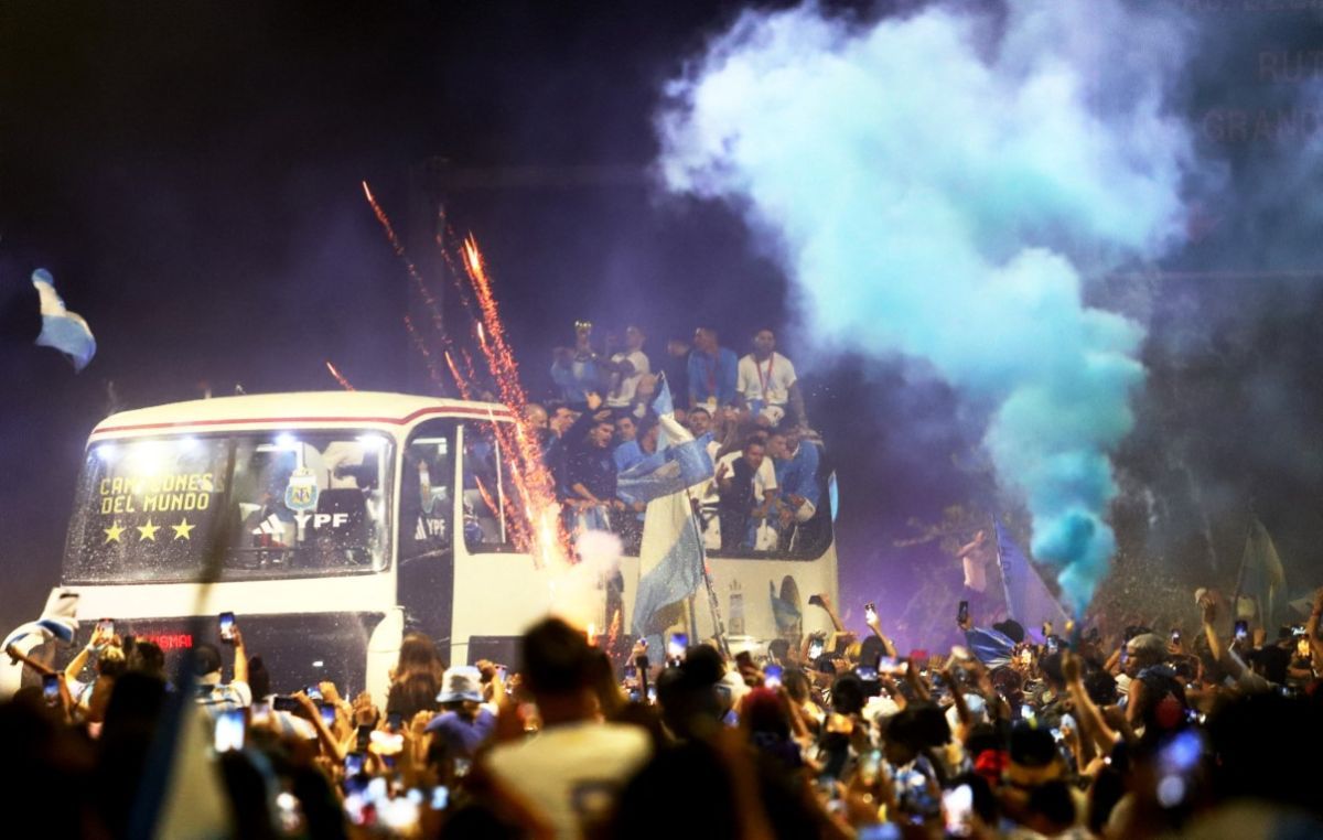 Así fue la llegada de la Selección al país