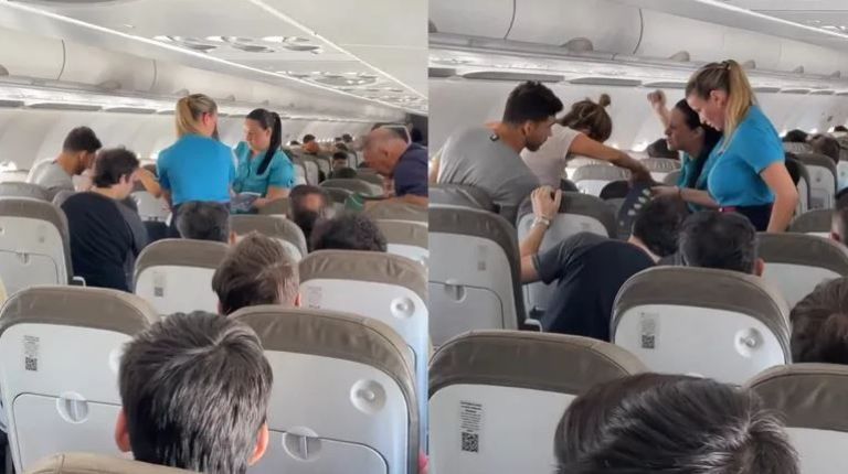 Una mujer se desplomó en pleno vuelo a Neuquén