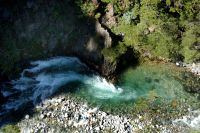 Pozones del río Minero, un paraíso escondido en Villa Traful