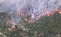 Al menos 1300 hectáreas afectadas por los incendios en Cuesta del Ternero y El Foyel