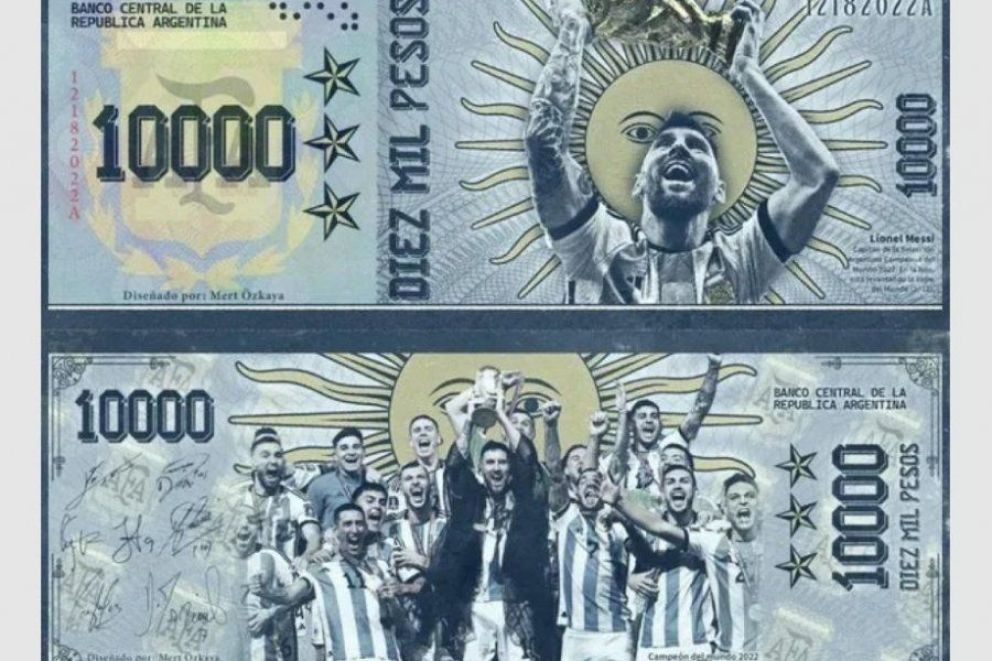 ¿Un billete con la imagen de Messi?