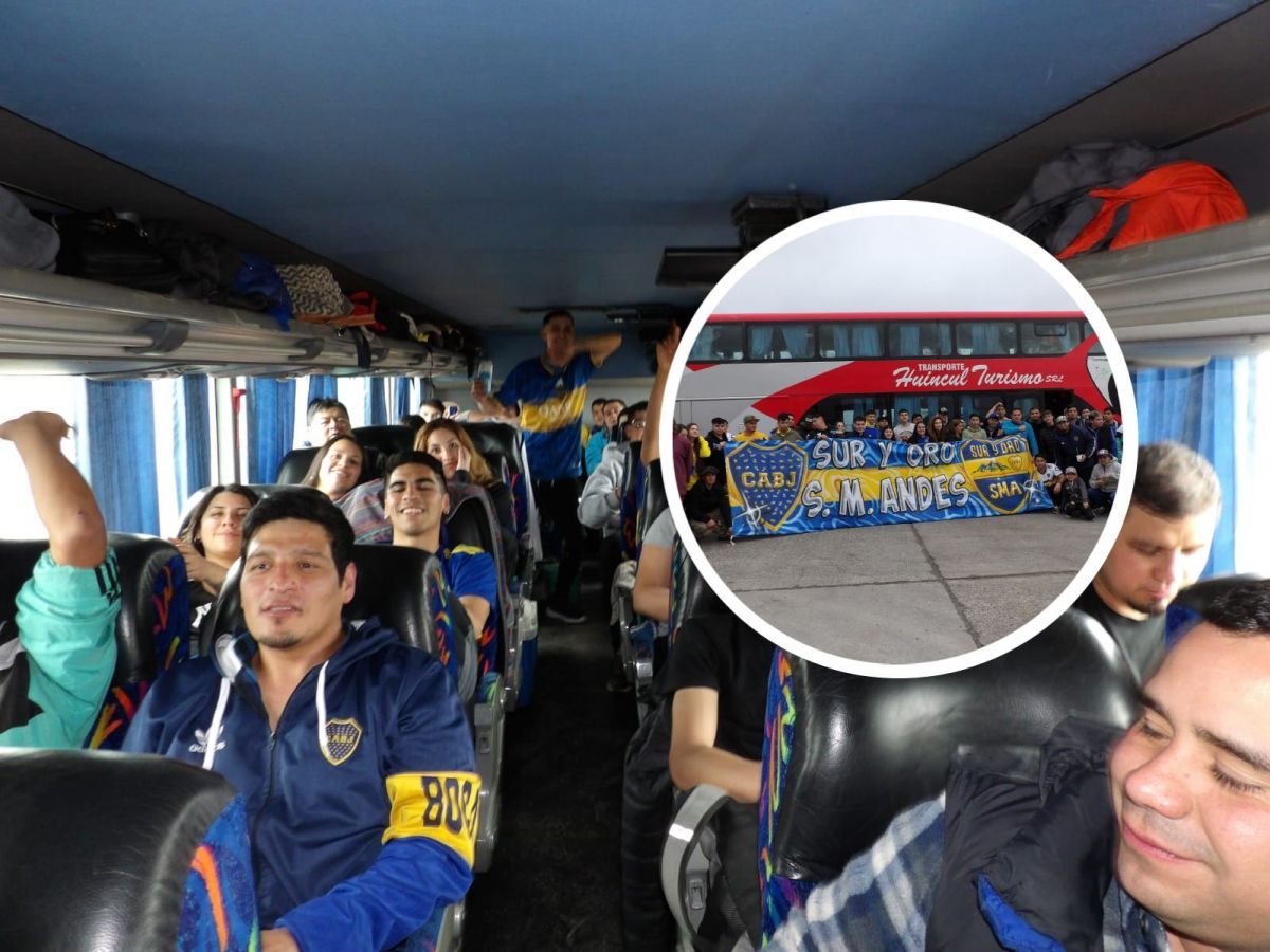 El sueño de ver a Boca: hinchas alquilan colectivos para viajar desde San Martín a La Bombonera